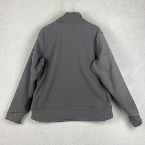 Carhartt Rain Defender Jacket Mens Large Gray Mock Neck Outdoors Full Zip - Picture 3 of 16